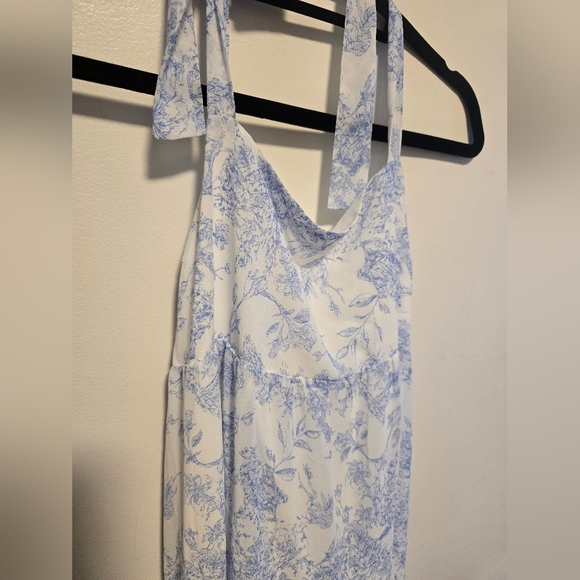 Lucy Paris Toile Tie Shoulder Mini Dress - Picture 6 of 7